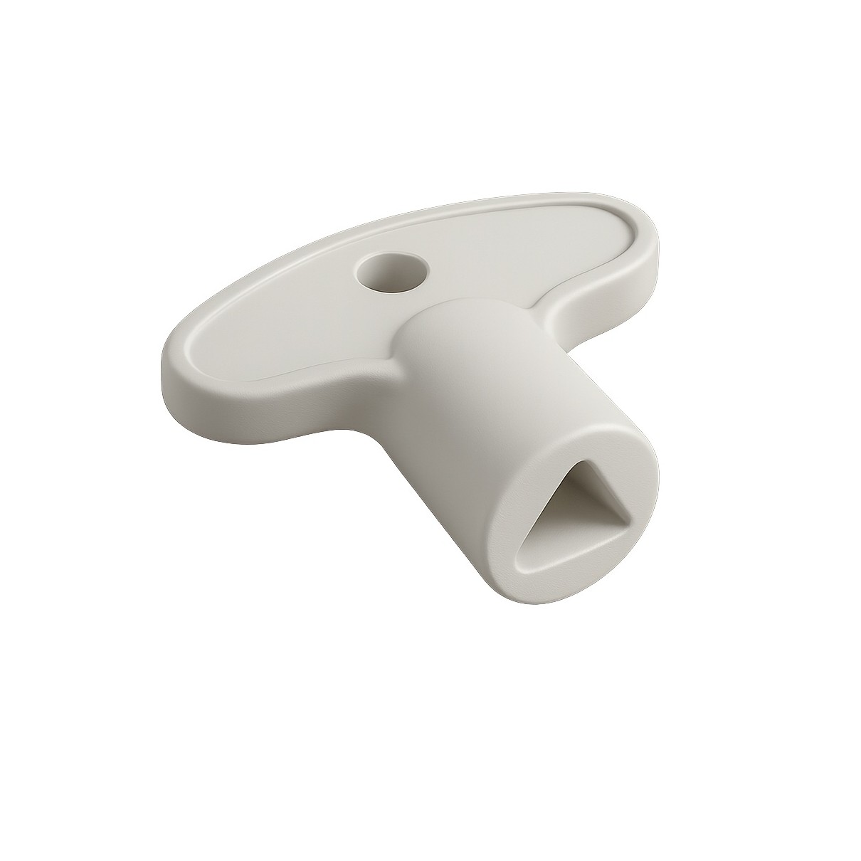 ARLI Chiave triangolare 9 mm in plastica DK9 per quadro elettrico RAL7035 grigio chiaro