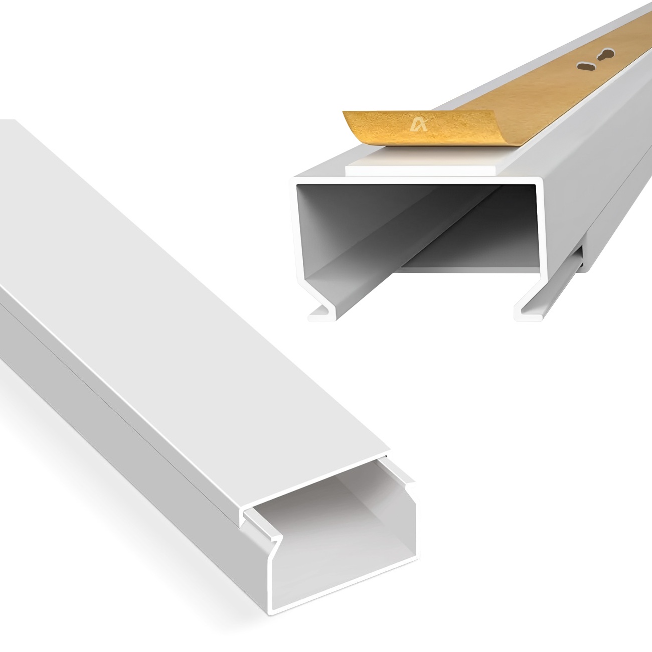 Canale passacavi ARLI 30 x 20 mm autoadesivo con foratura sul fondo