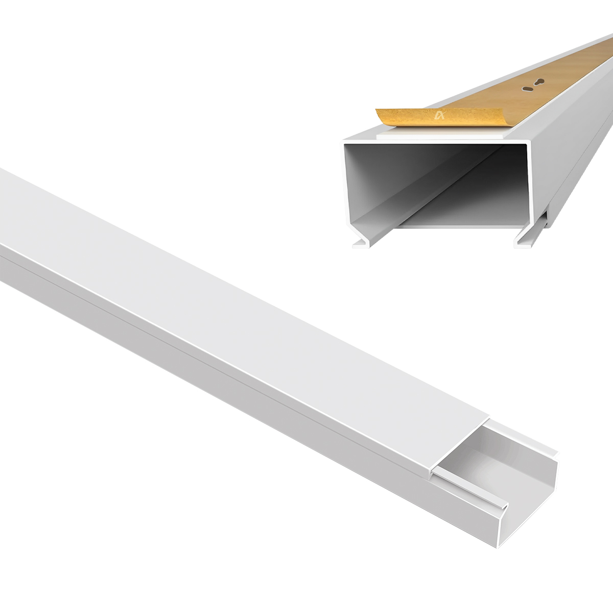 Canale passacavi ARLI 40 x 25 mm autoadesivo con foratura sul fondo